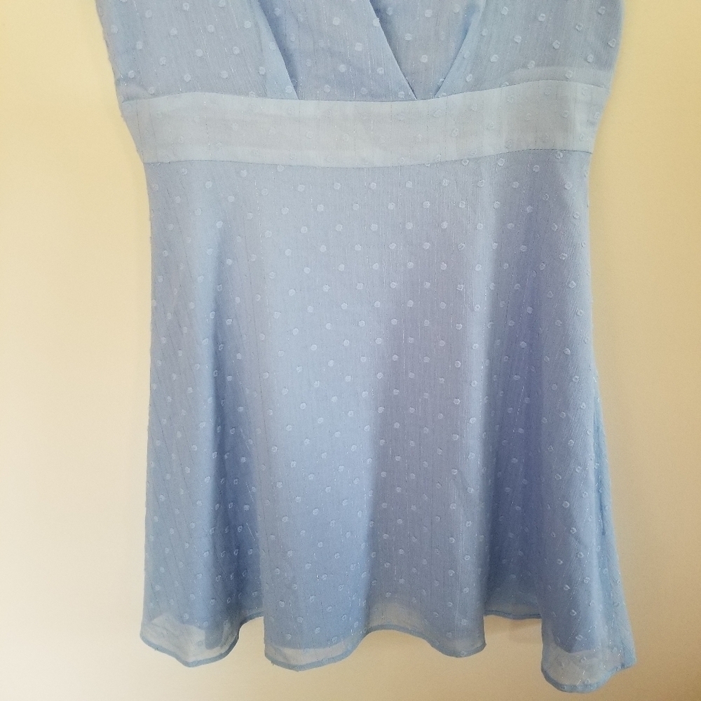 Superdown Bree Baby Powder Blue Mini Dress In EUC Size Medium Girlhood Dainty - Picture 5 of 11